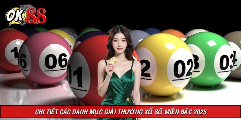 Chi tiết các danh mục giải thưởng xổ số miền Bắc 2025